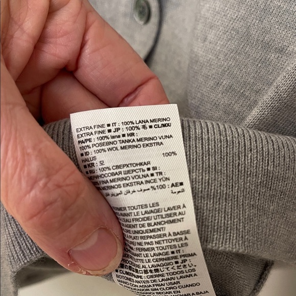 Banana Republic Pink and Gray Merino Wool Sweater - Picture 8 of 11